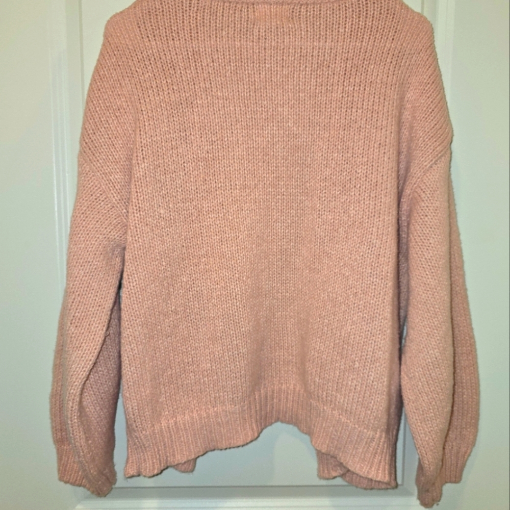 Luna Ivy Pink 3d Cherry Sweater, Pink Cherry Card… - image 5